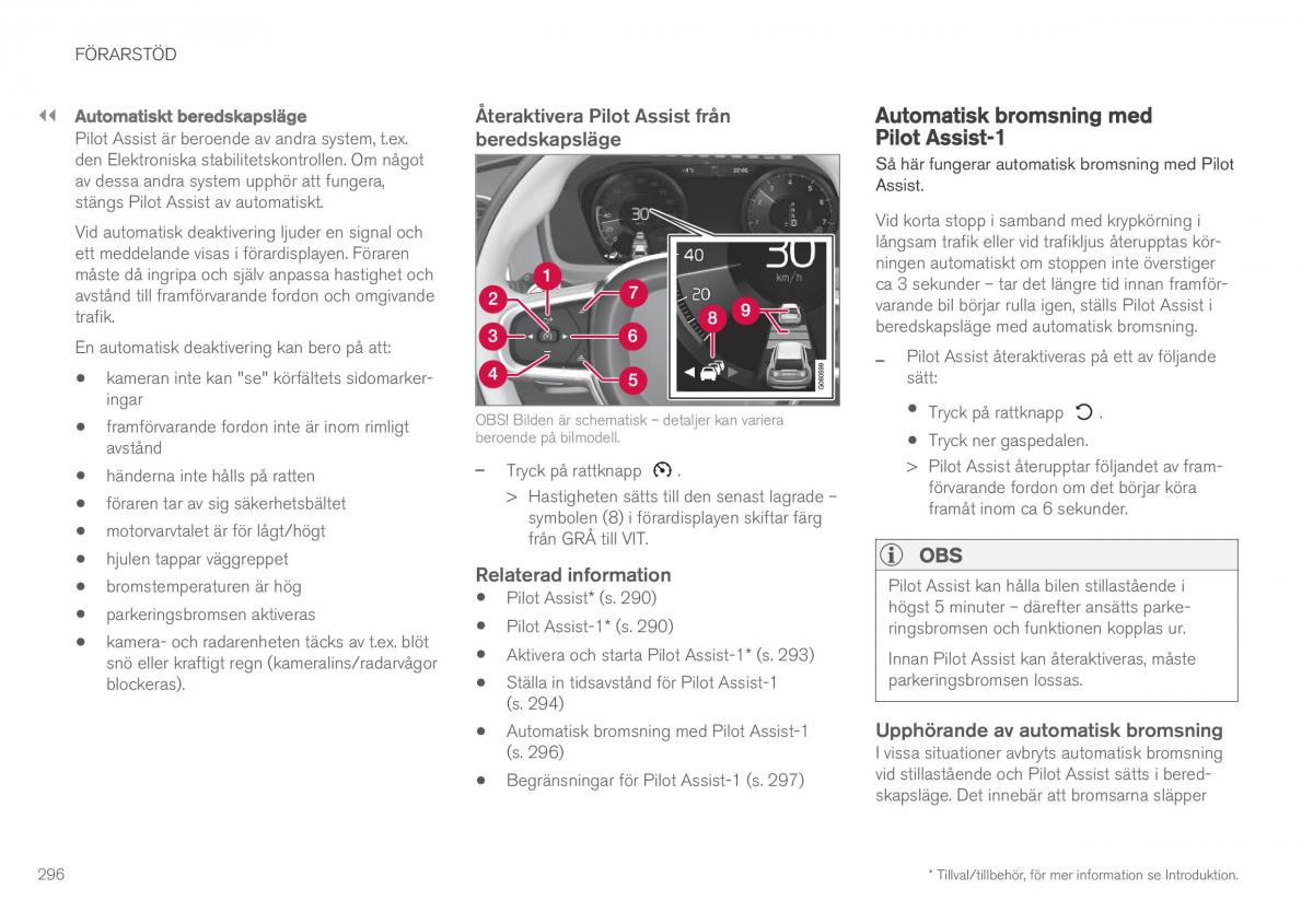 Volvo XC90 II 2 instruktionsbok / page 298