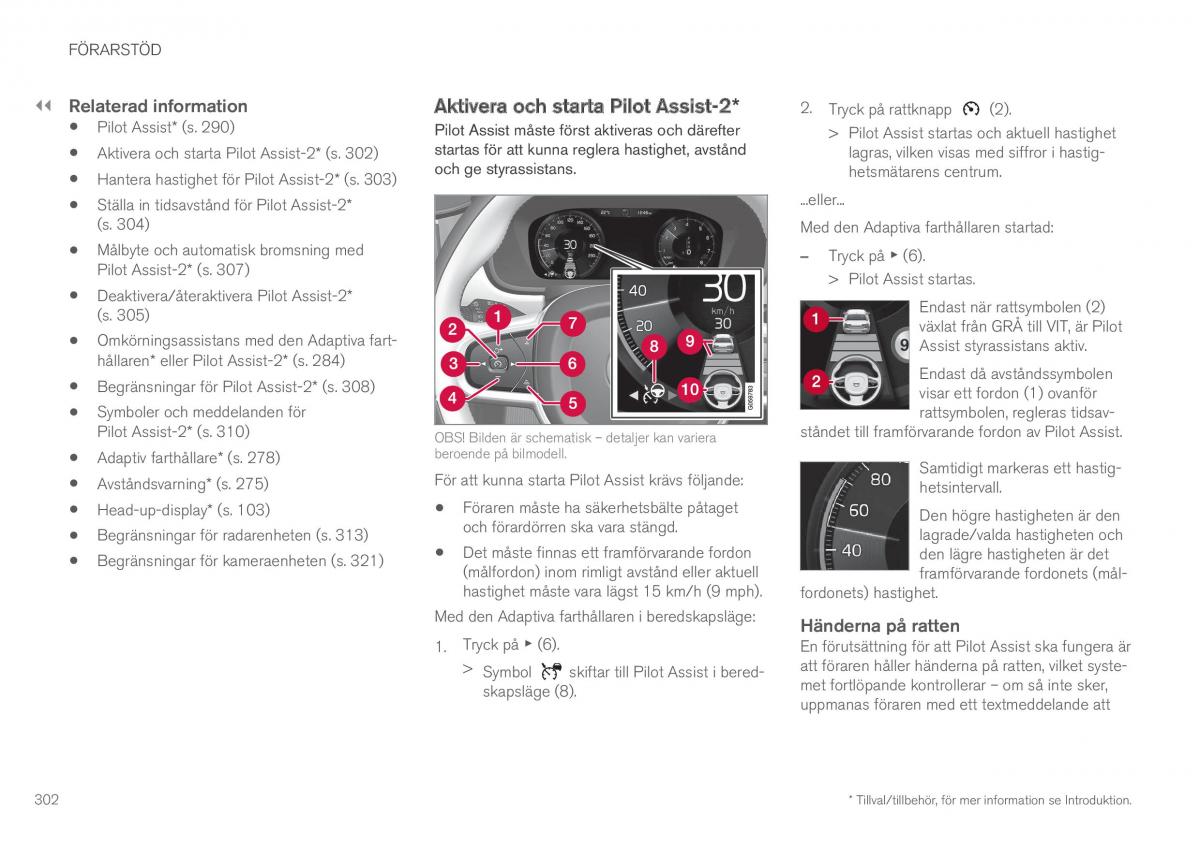 Volvo XC90 II 2 instruktionsbok / page 304