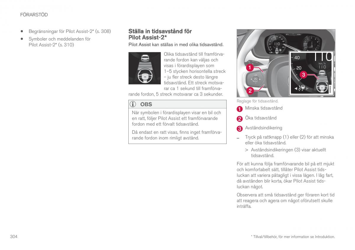 Volvo XC90 II 2 instruktionsbok / page 306