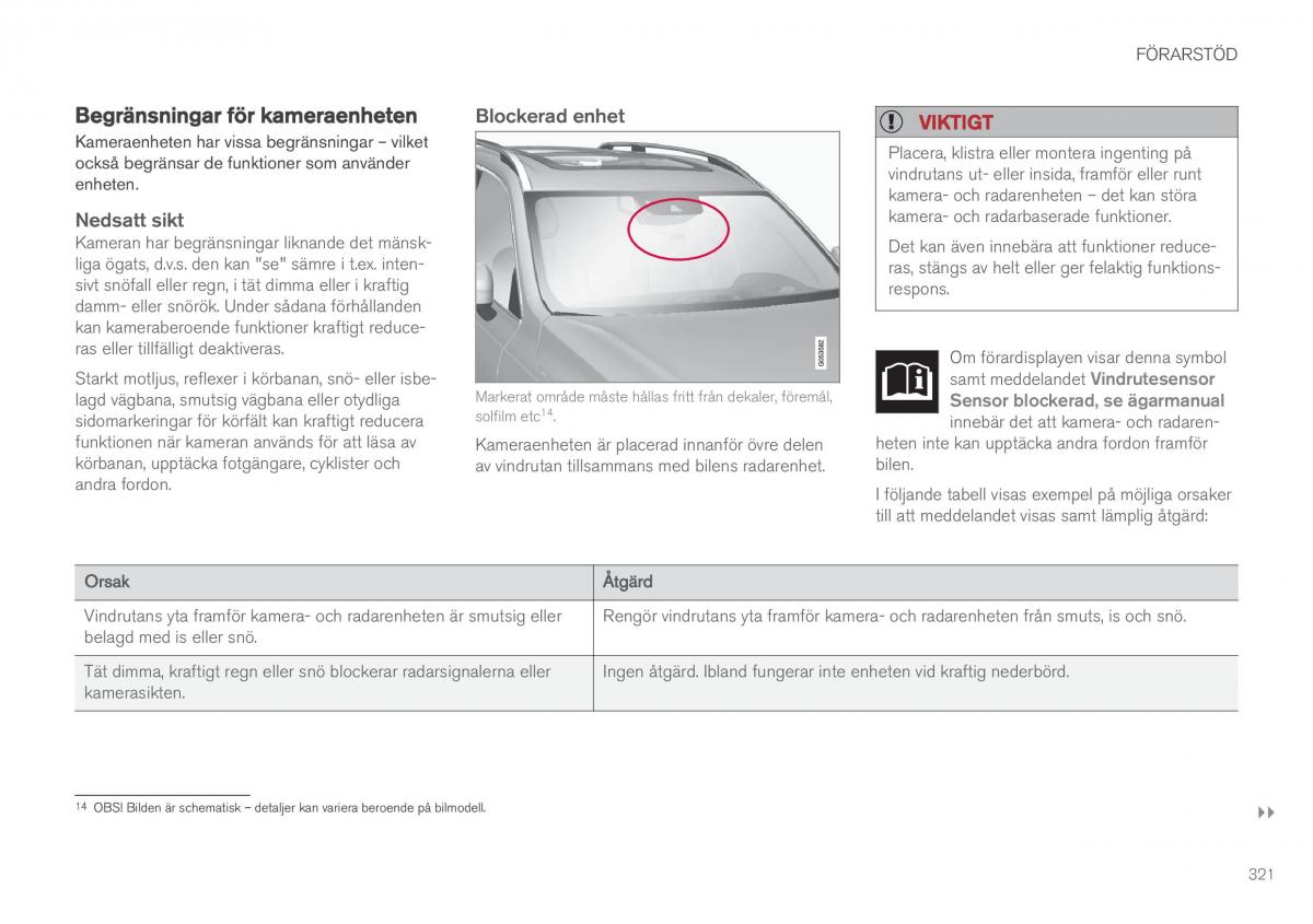 Volvo XC90 II 2 instruktionsbok / page 323