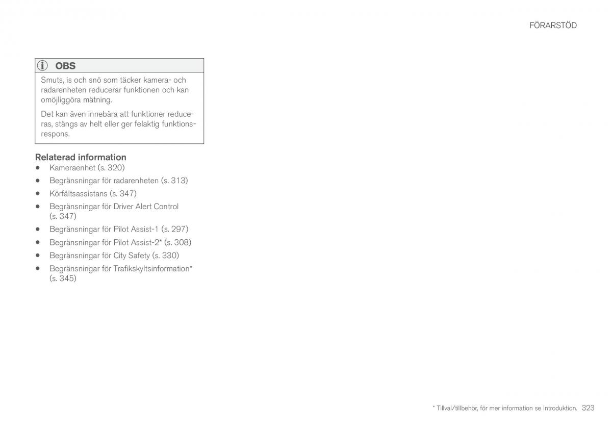 Volvo XC90 II 2 instruktionsbok / page 325