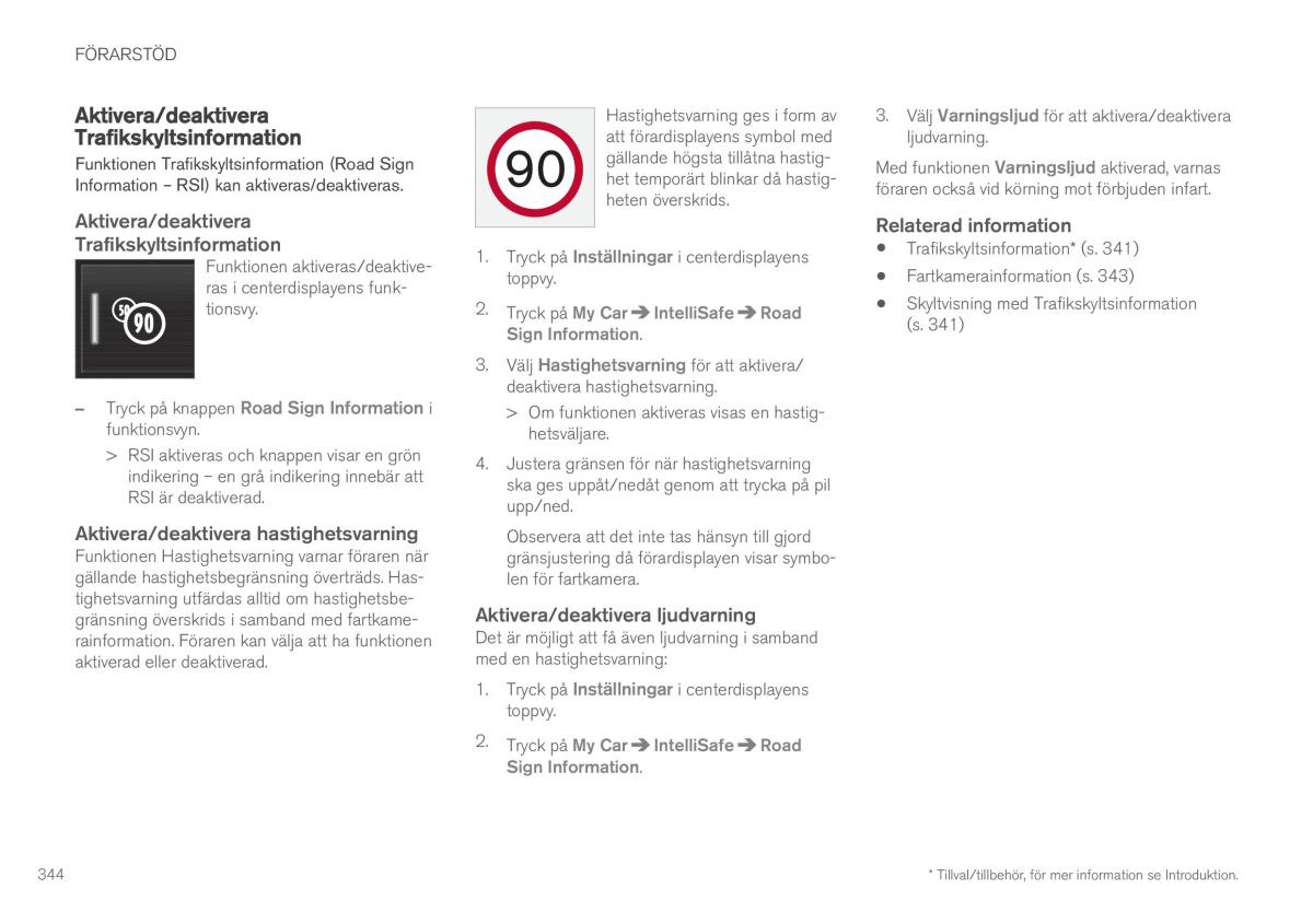 Volvo XC90 II 2 instruktionsbok / page 346