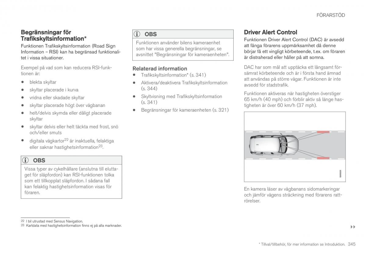 Volvo XC90 II 2 instruktionsbok / page 347