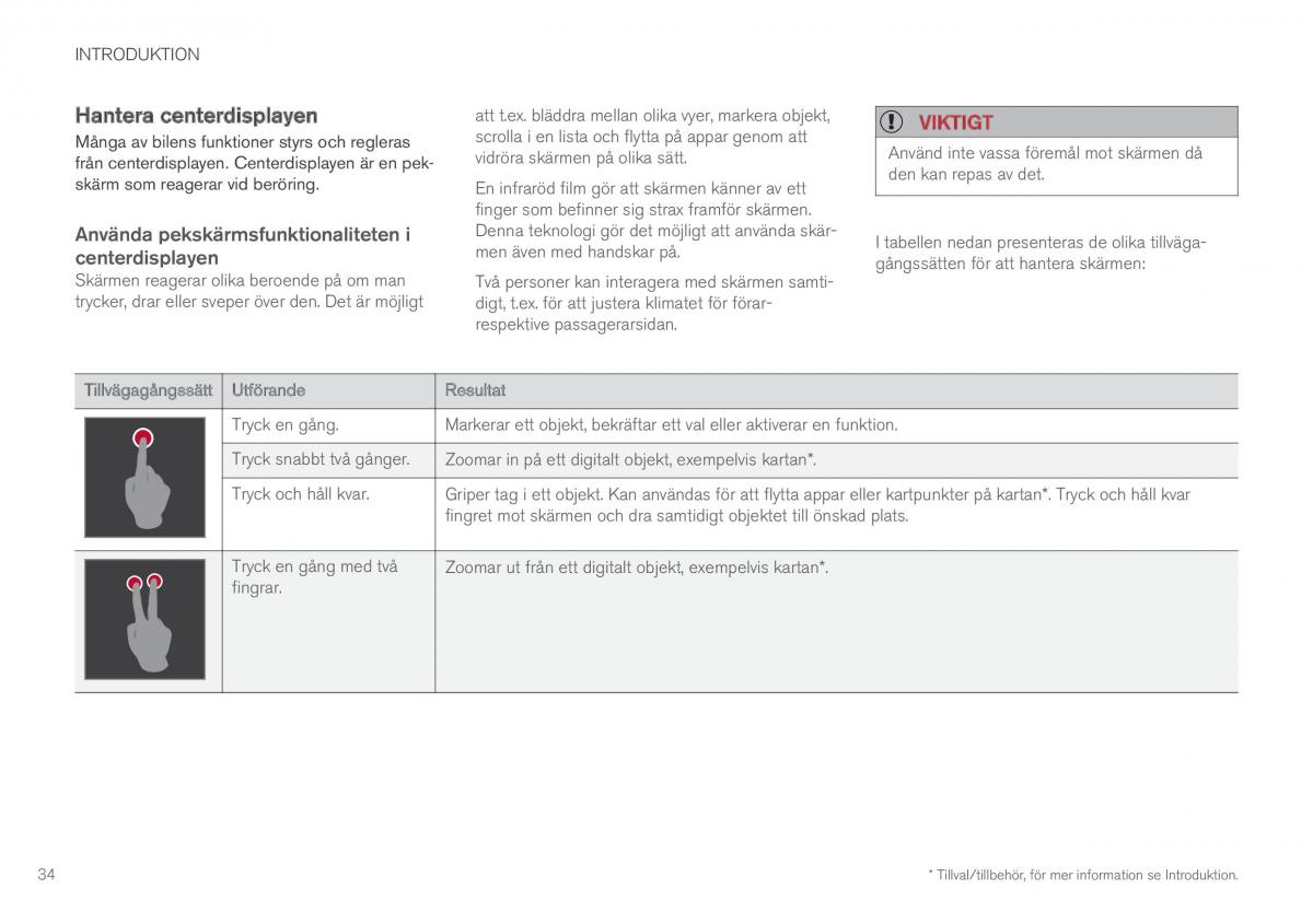 Volvo XC90 II 2 instruktionsbok / page 36