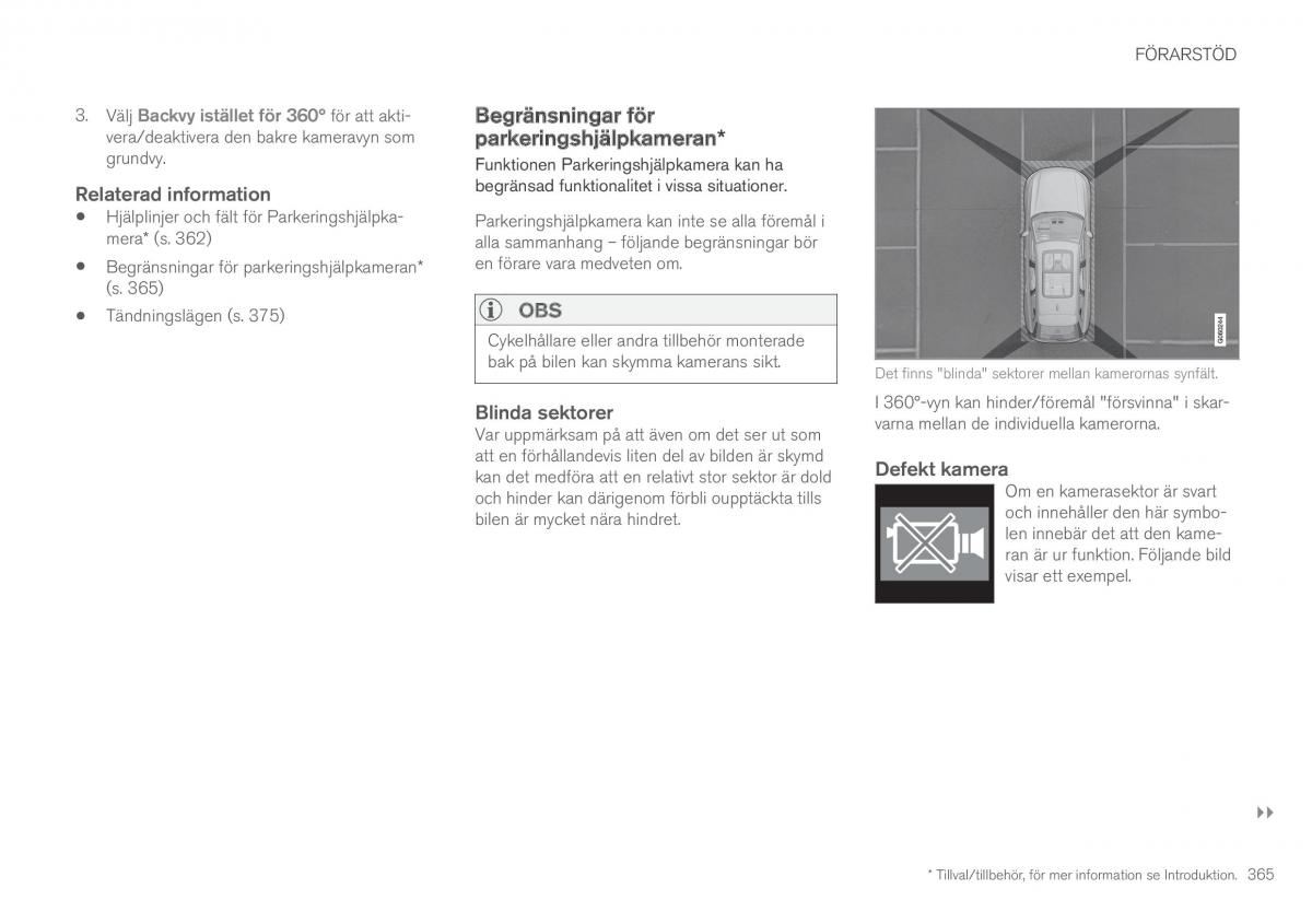 Volvo XC90 II 2 instruktionsbok / page 367