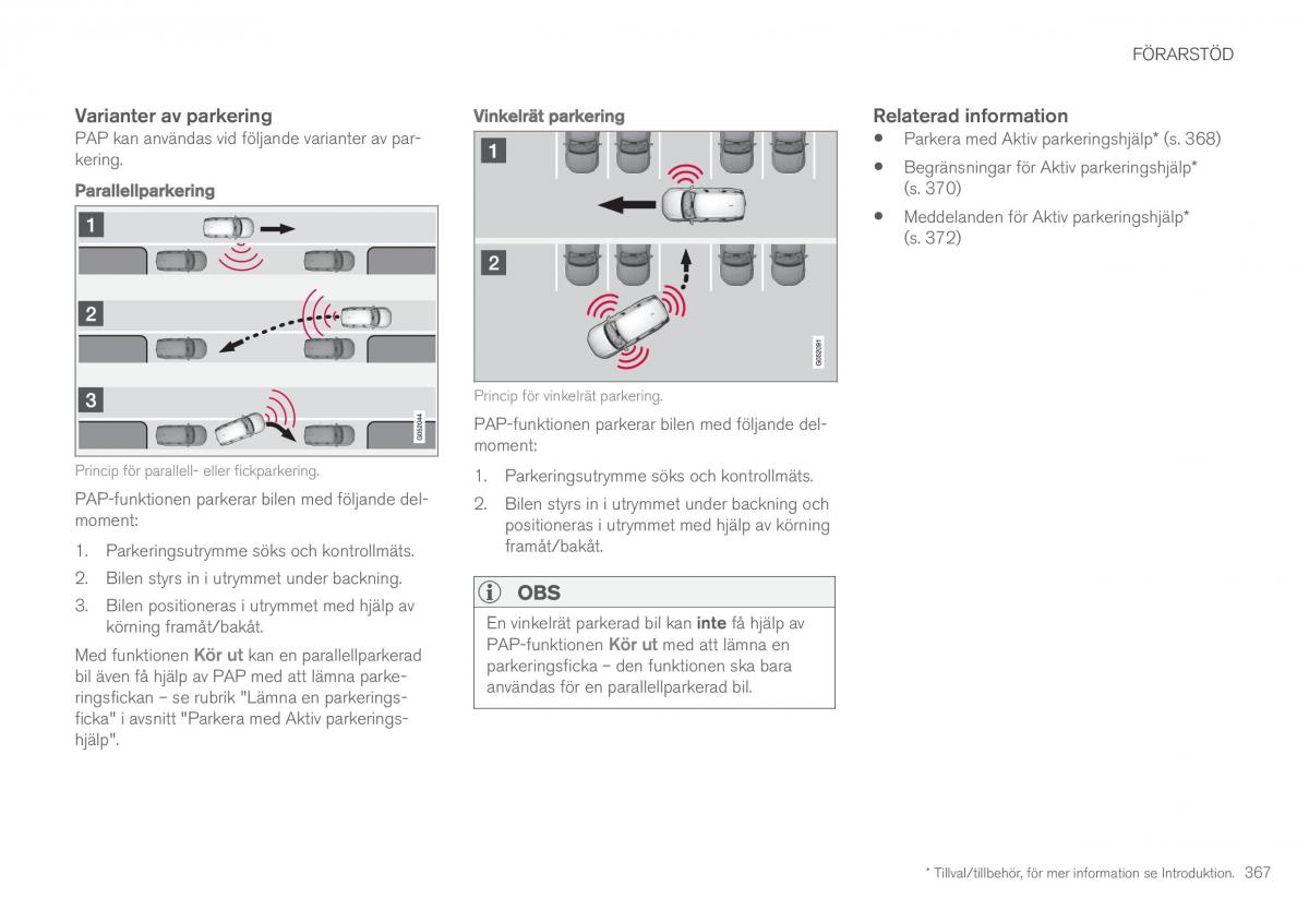 Volvo XC90 II 2 instruktionsbok / page 369