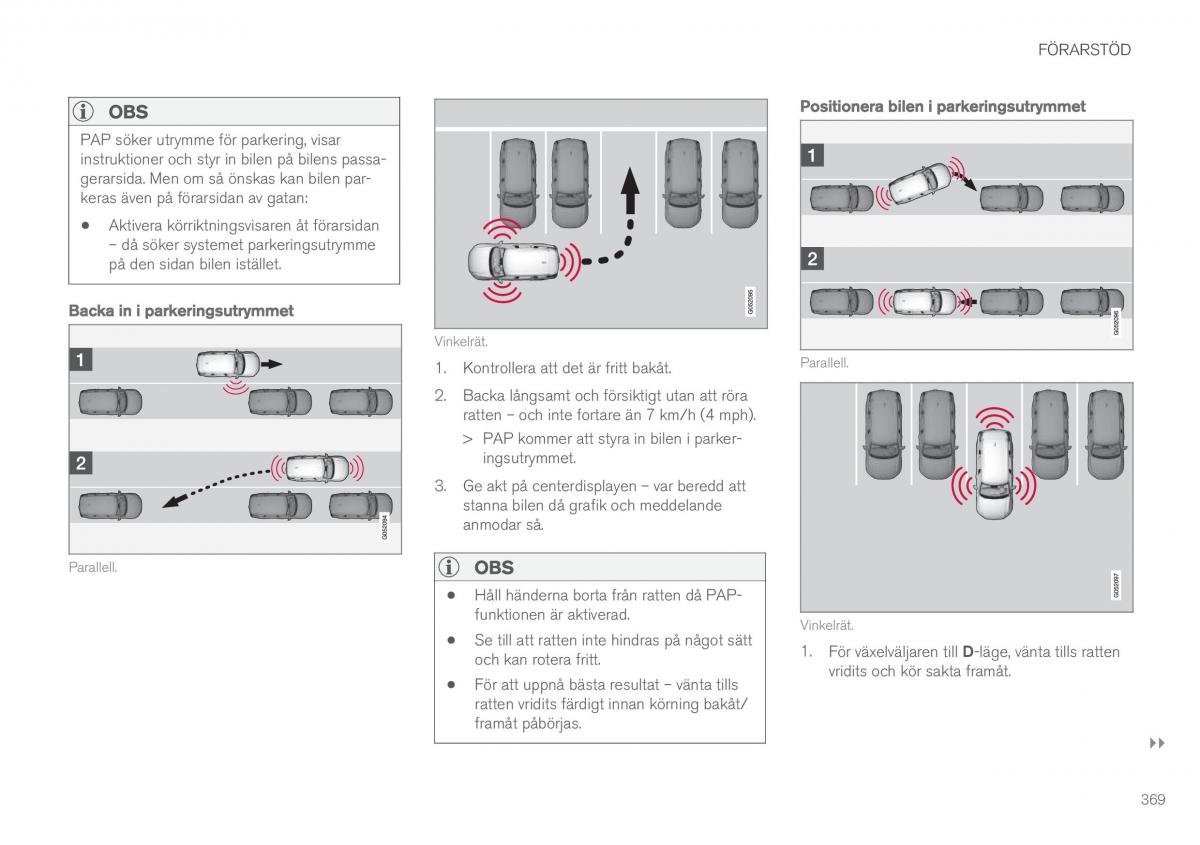 Volvo XC90 II 2 instruktionsbok / page 371