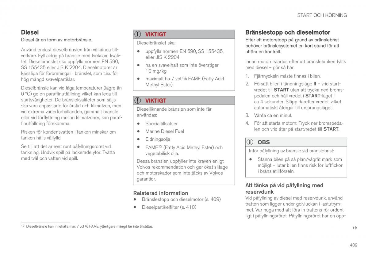 Volvo XC90 II 2 instruktionsbok / page 411