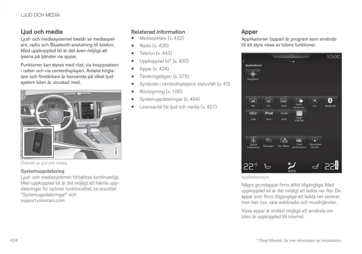 Volvo XC90 II 2 instruktionsbok / page 426