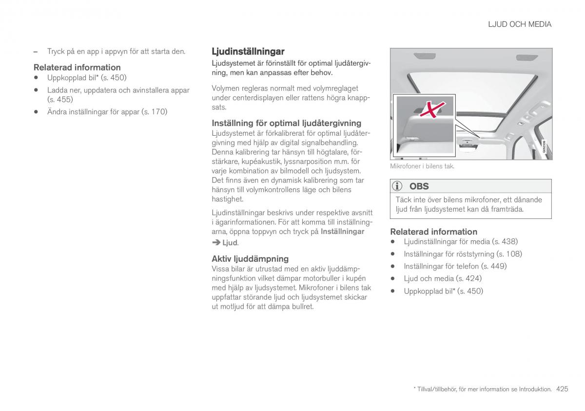 Volvo XC90 II 2 instruktionsbok / page 427