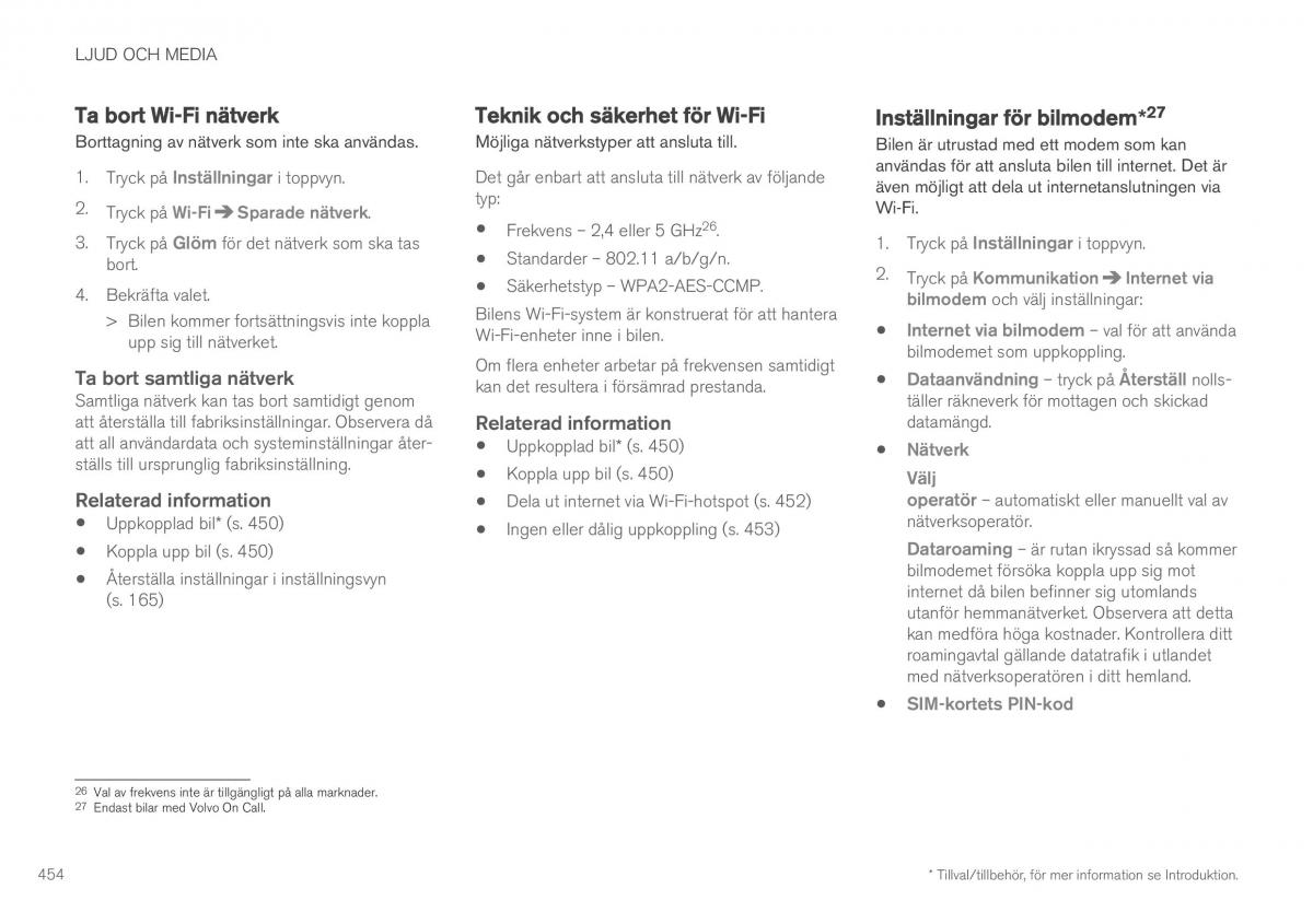 Volvo XC90 II 2 instruktionsbok / page 456