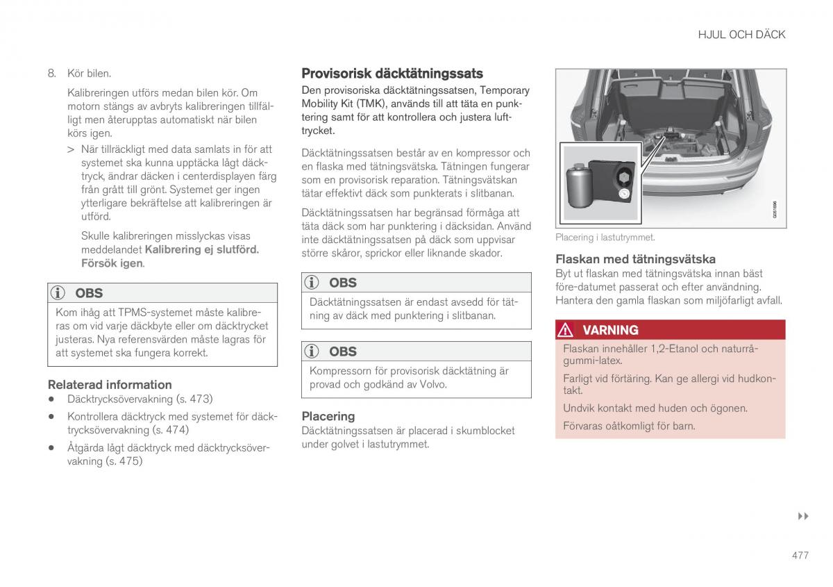 Volvo XC90 II 2 instruktionsbok / page 479