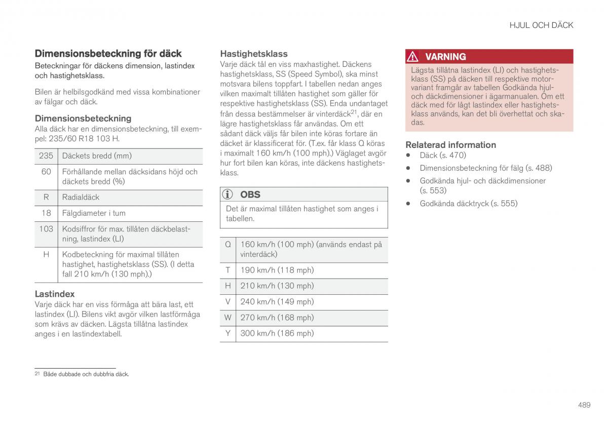 Volvo XC90 II 2 instruktionsbok / page 491