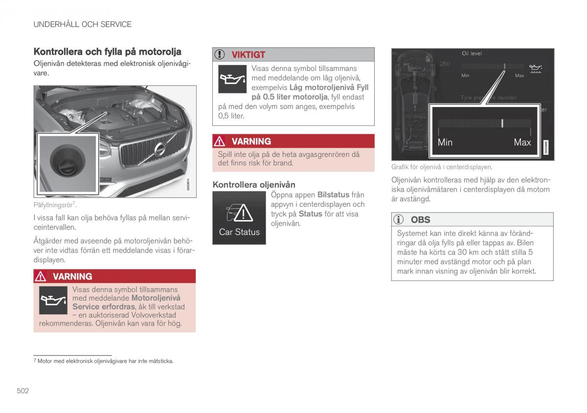 Volvo XC90 II 2 instruktionsbok / page 504