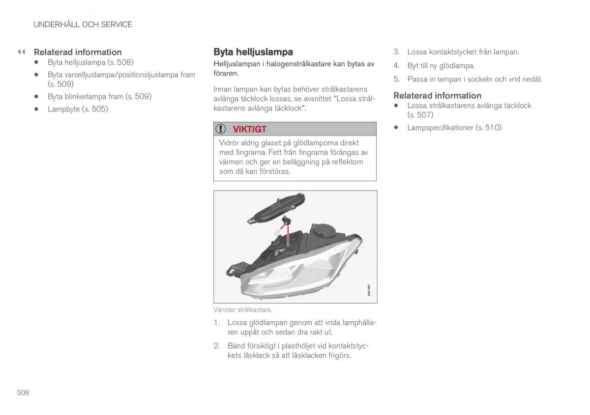 Volvo XC90 II 2 instruktionsbok / page 510