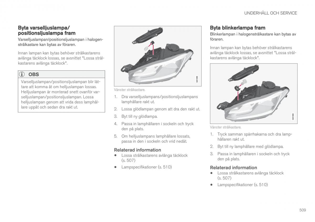 Volvo XC90 II 2 instruktionsbok / page 511