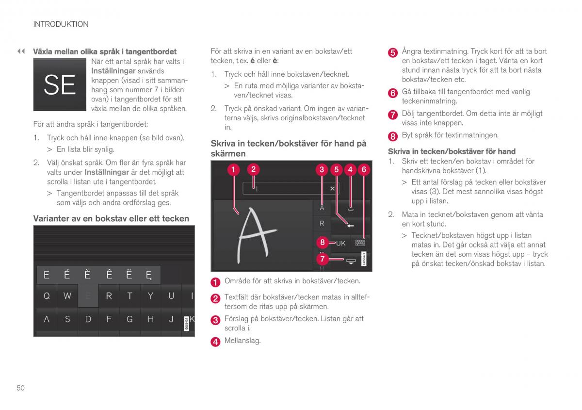 Volvo XC90 II 2 instruktionsbok / page 52