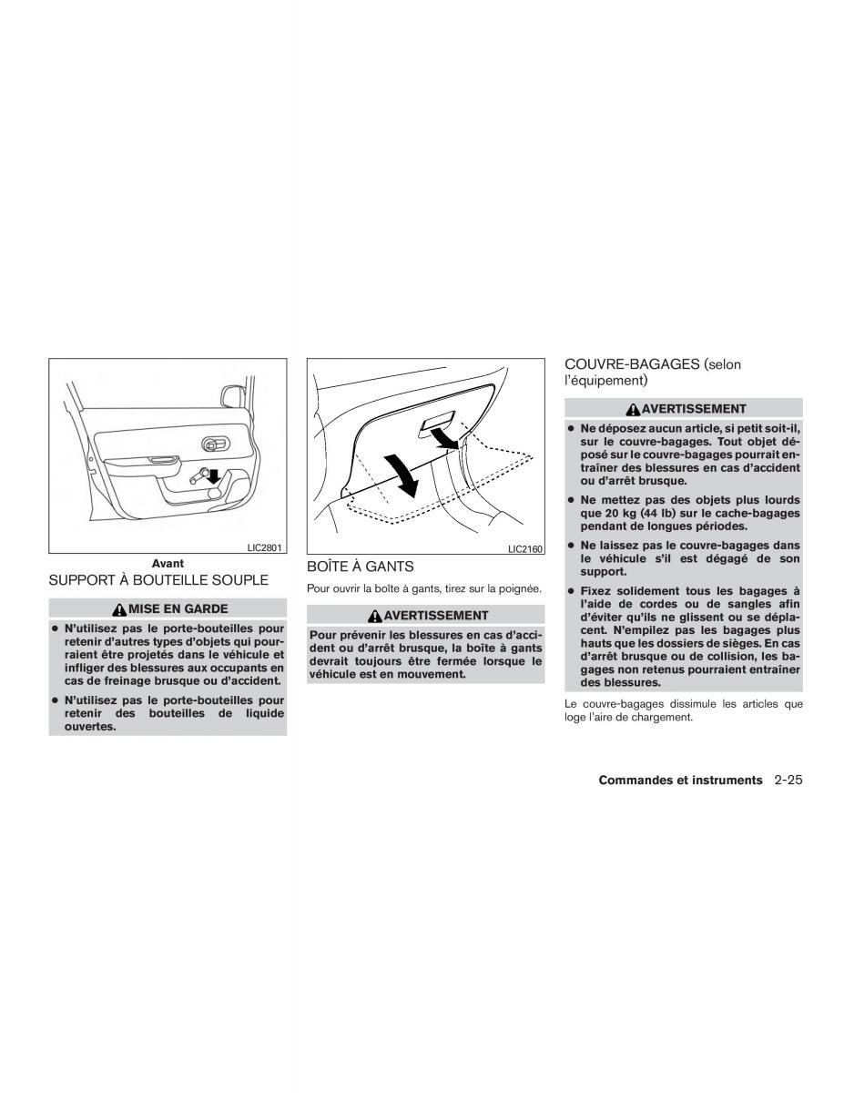 Nissan Micra K13 manuel du proprietaire / page 106