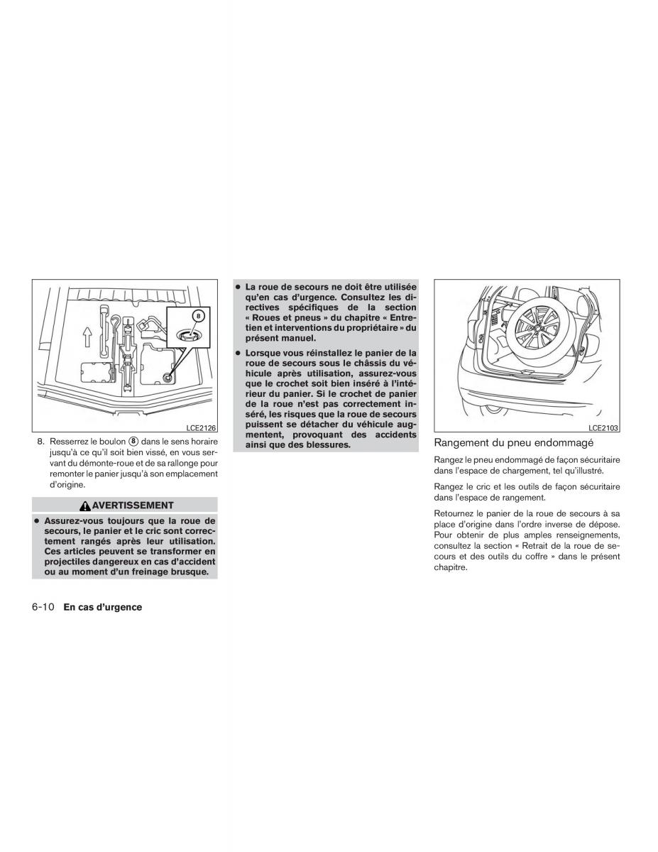 Nissan Micra K13 manuel du proprietaire / page 229