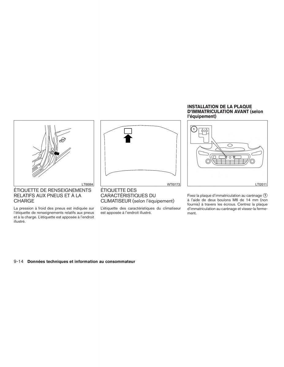 Nissan Micra K13 manuel du proprietaire / page 305