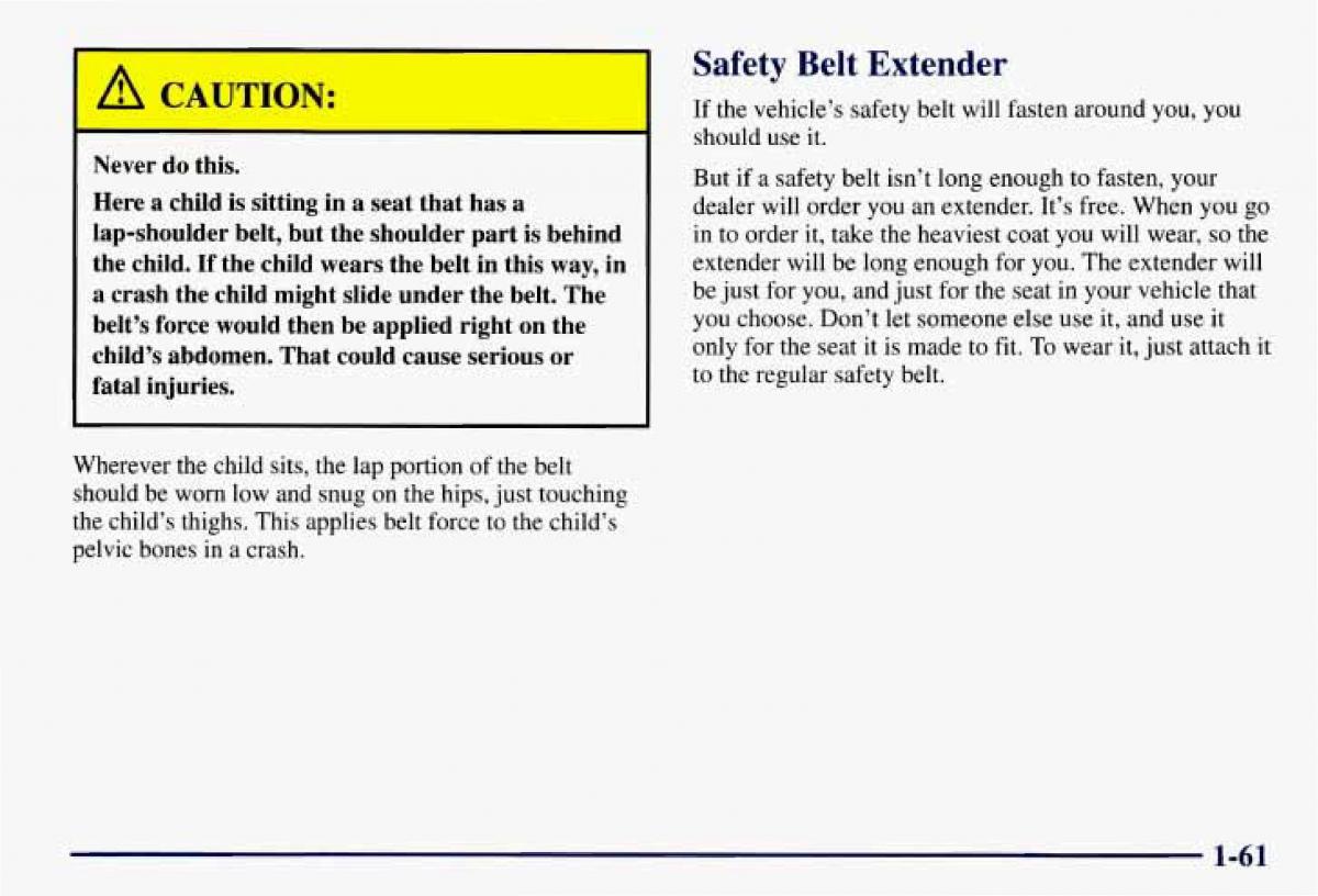 Chevrolet GMC Suburban VIII 8 owners manual / page 68