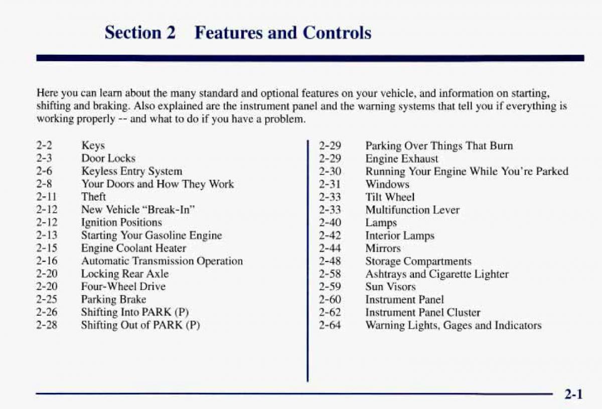 Chevrolet GMC Suburban VIII 8 owners manual / page 72