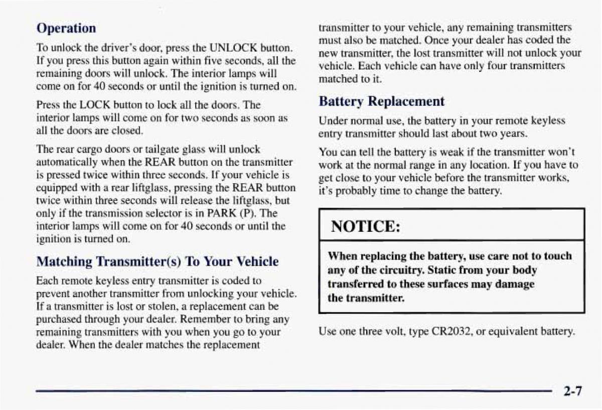 Chevrolet GMC Suburban VIII 8 owners manual / page 78