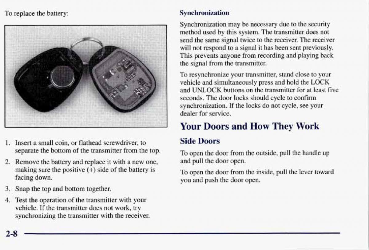 Chevrolet GMC Suburban VIII 8 owners manual / page 79