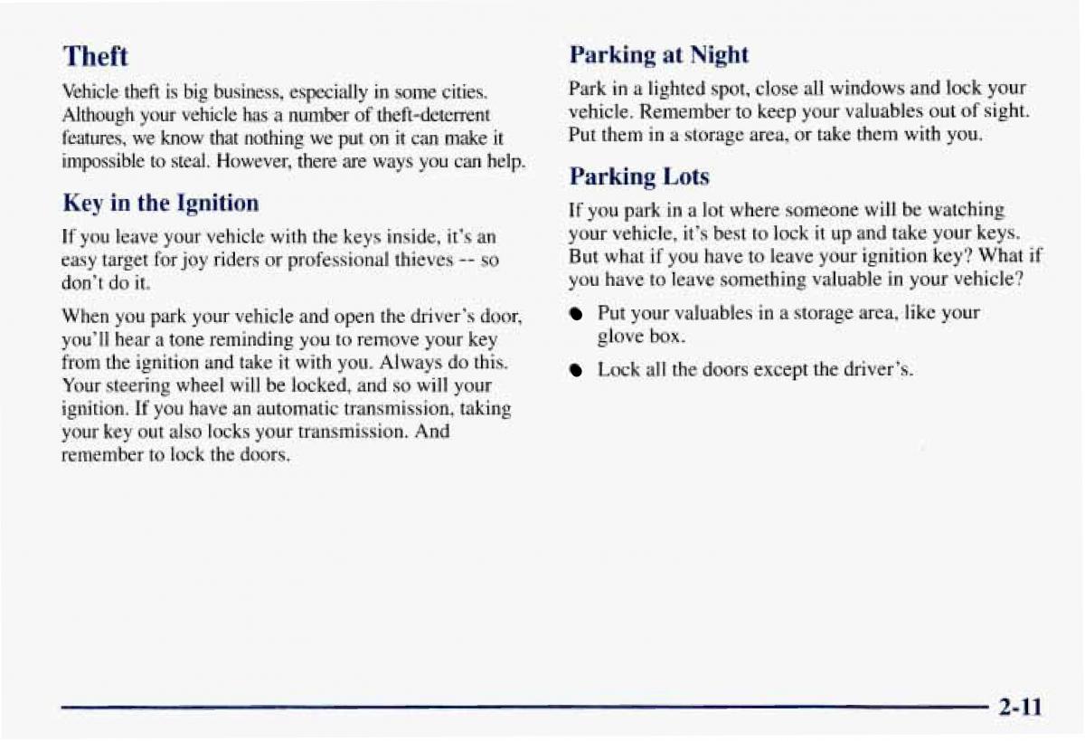 Chevrolet GMC Suburban VIII 8 owners manual / page 82