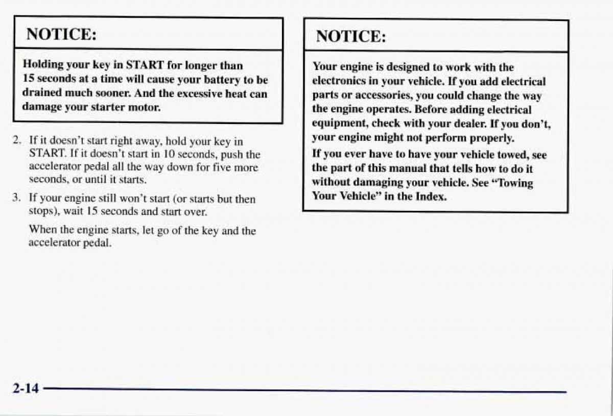 Chevrolet GMC Suburban VIII 8 owners manual / page 85