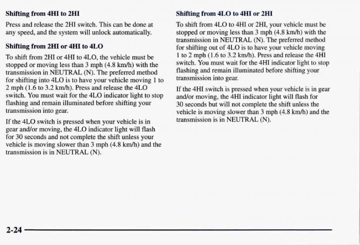 Chevrolet GMC Suburban VIII 8 owners manual / page 95