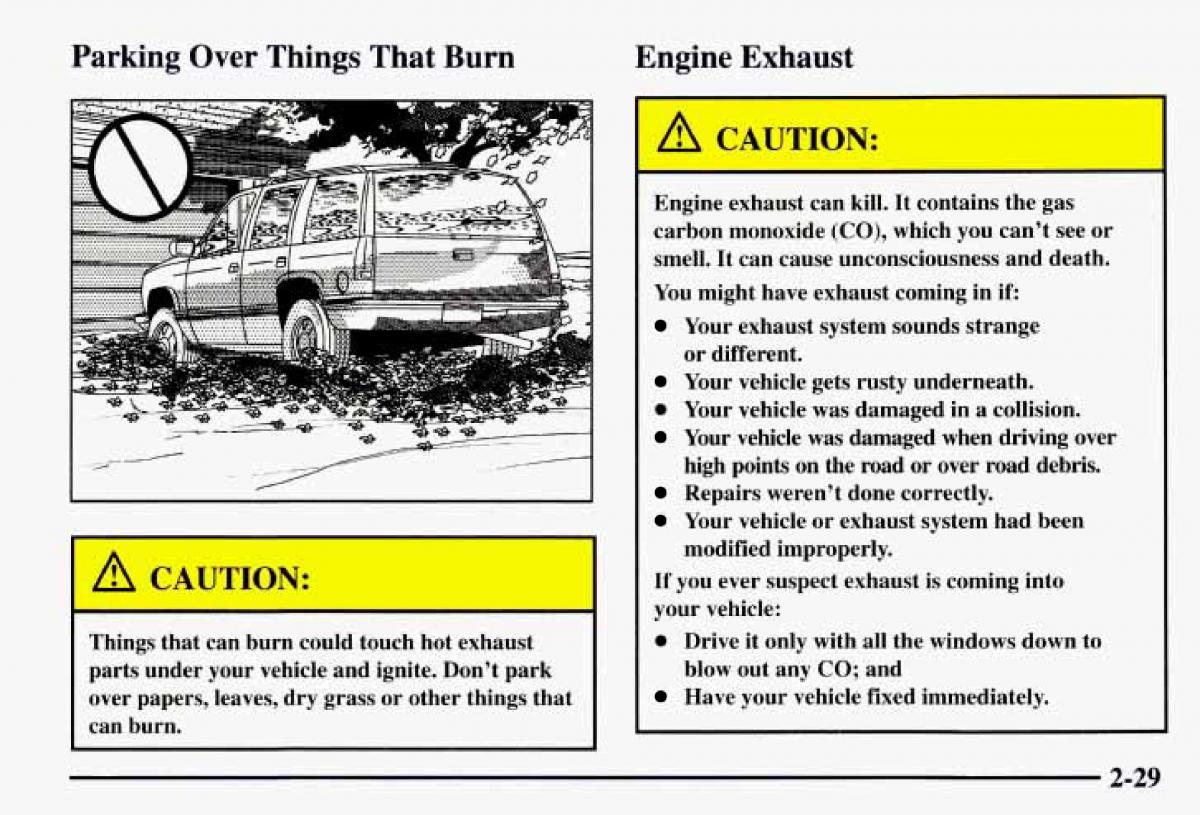 Chevrolet GMC Suburban VIII 8 owners manual / page 100