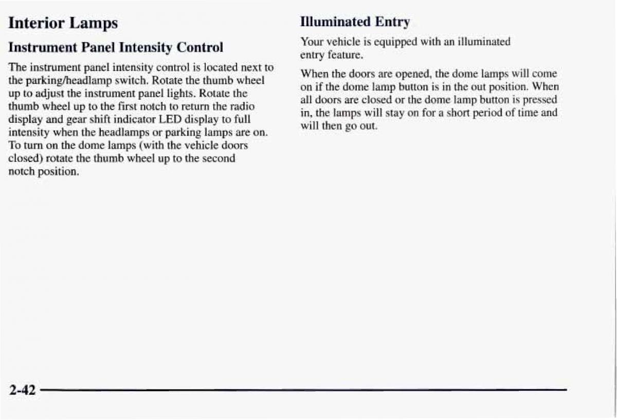 Chevrolet GMC Suburban VIII 8 owners manual / page 113