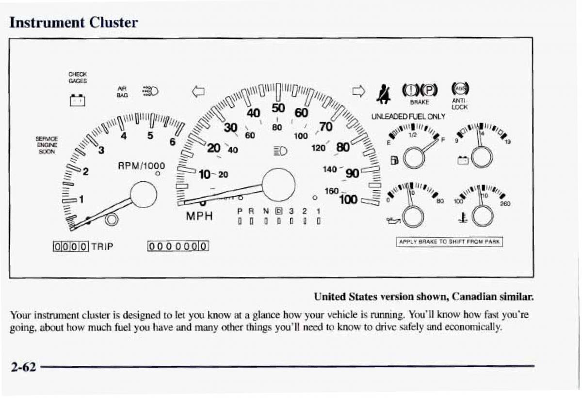 Chevrolet GMC Suburban VIII 8 owners manual / page 133