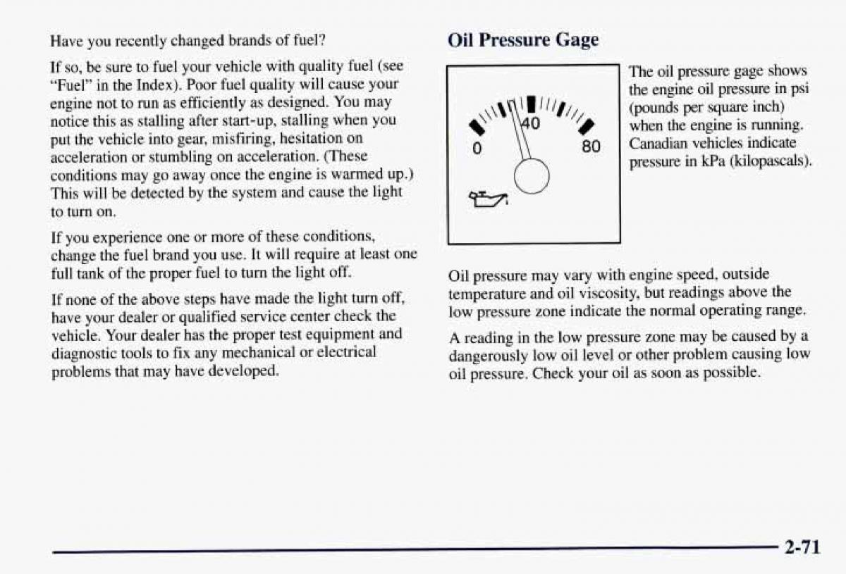 Chevrolet GMC Suburban VIII 8 owners manual / page 142