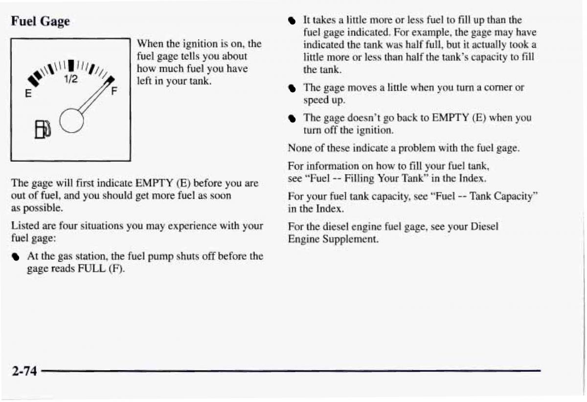 Chevrolet GMC Suburban VIII 8 owners manual / page 145