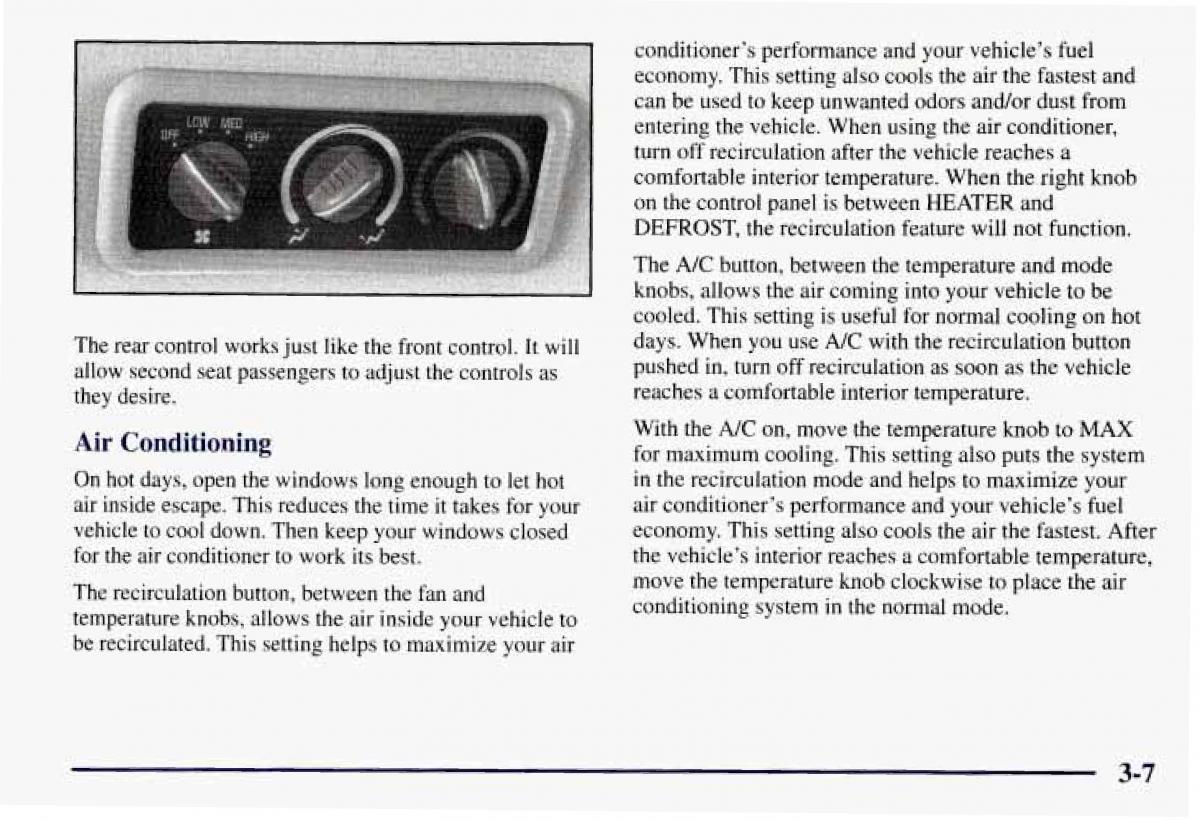 Chevrolet GMC Suburban VIII 8 owners manual / page 154