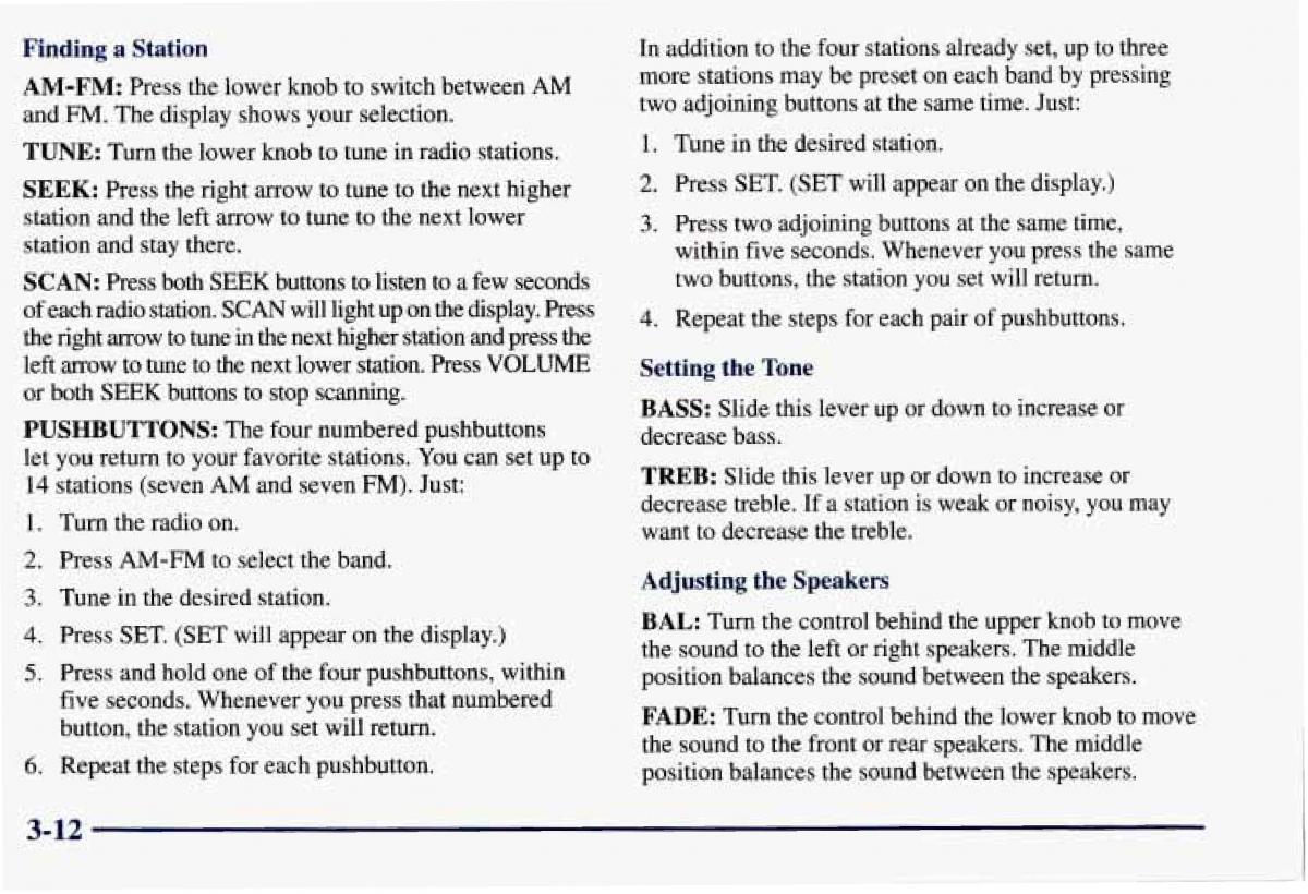 Chevrolet GMC Suburban VIII 8 owners manual / page 159