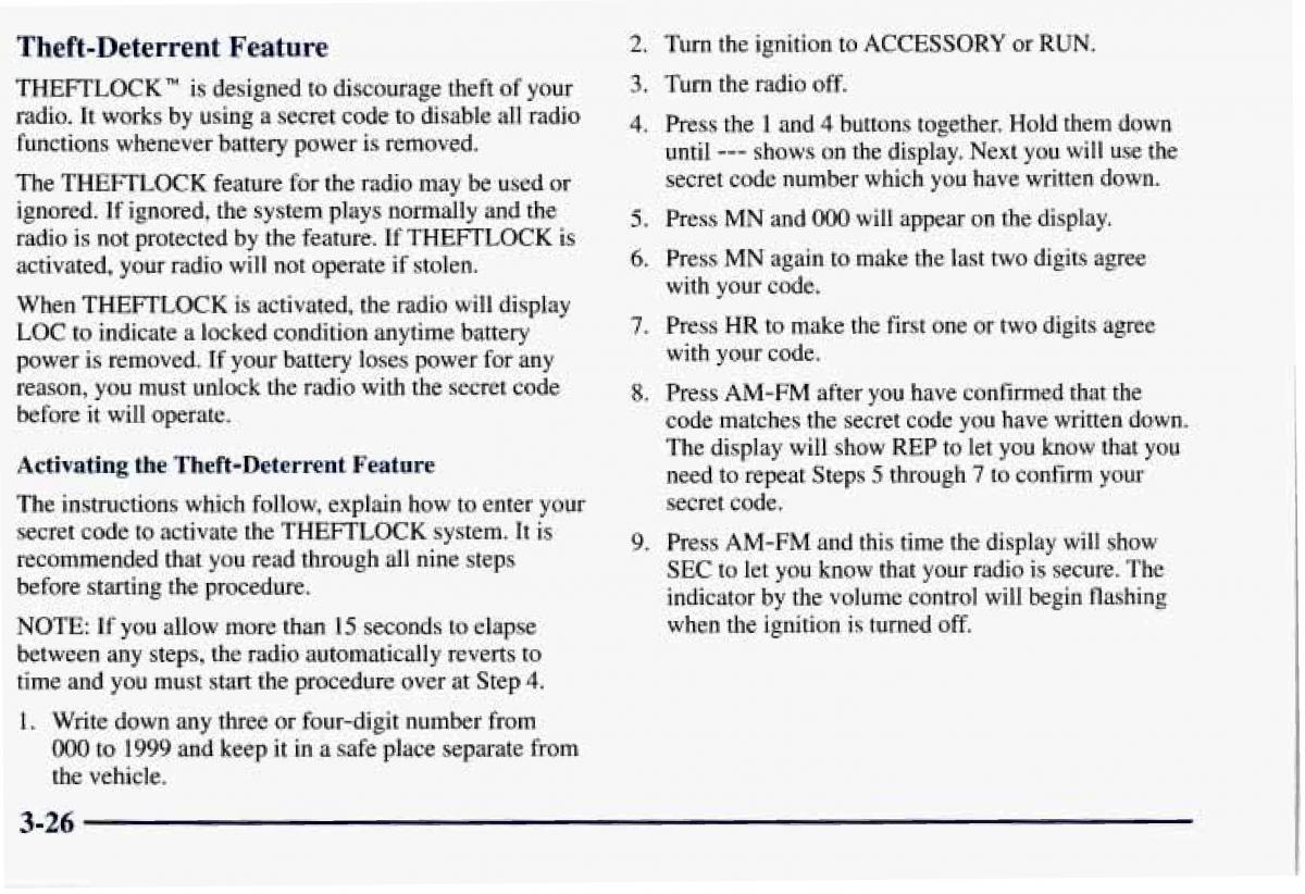 Chevrolet GMC Suburban VIII 8 owners manual / page 173