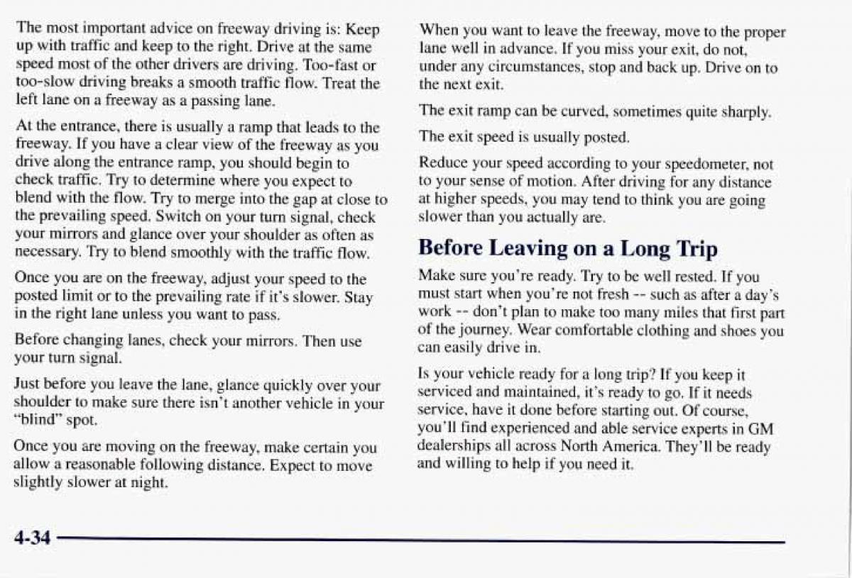 Chevrolet GMC Suburban VIII 8 owners manual / page 213