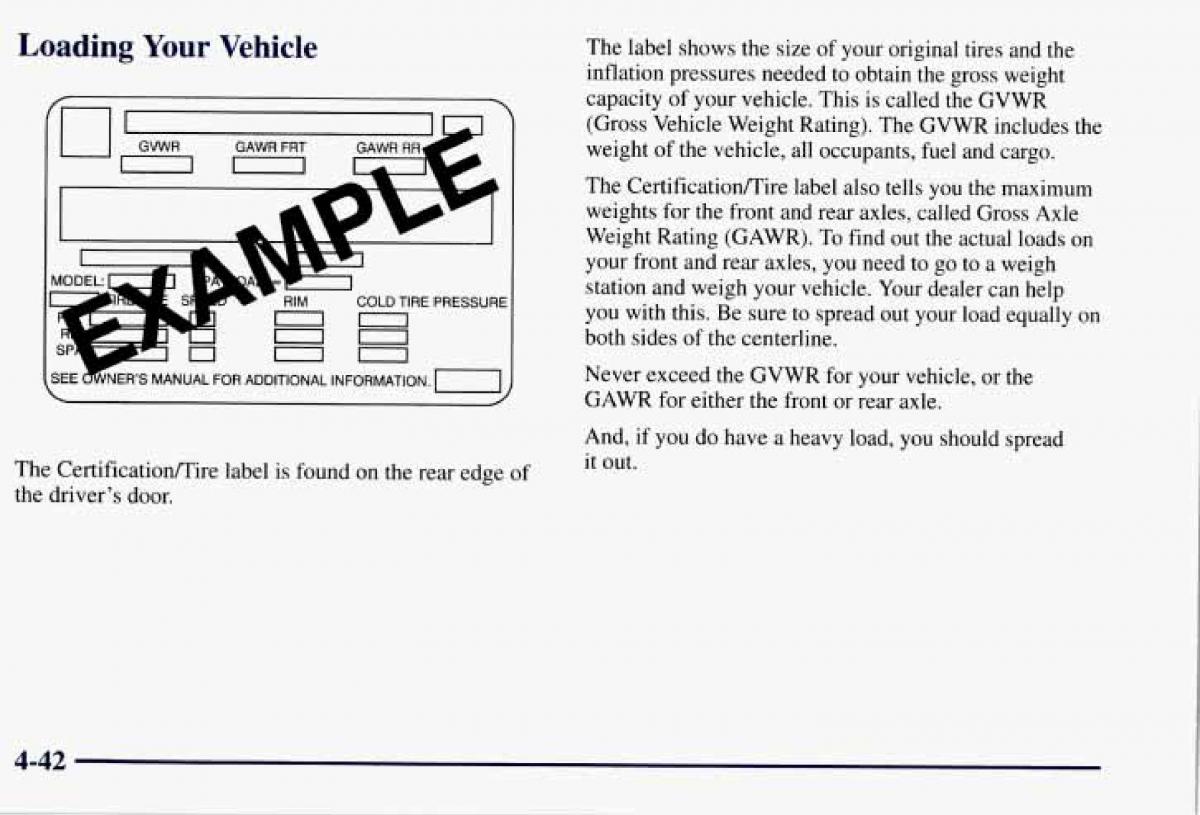 Chevrolet GMC Suburban VIII 8 owners manual / page 221