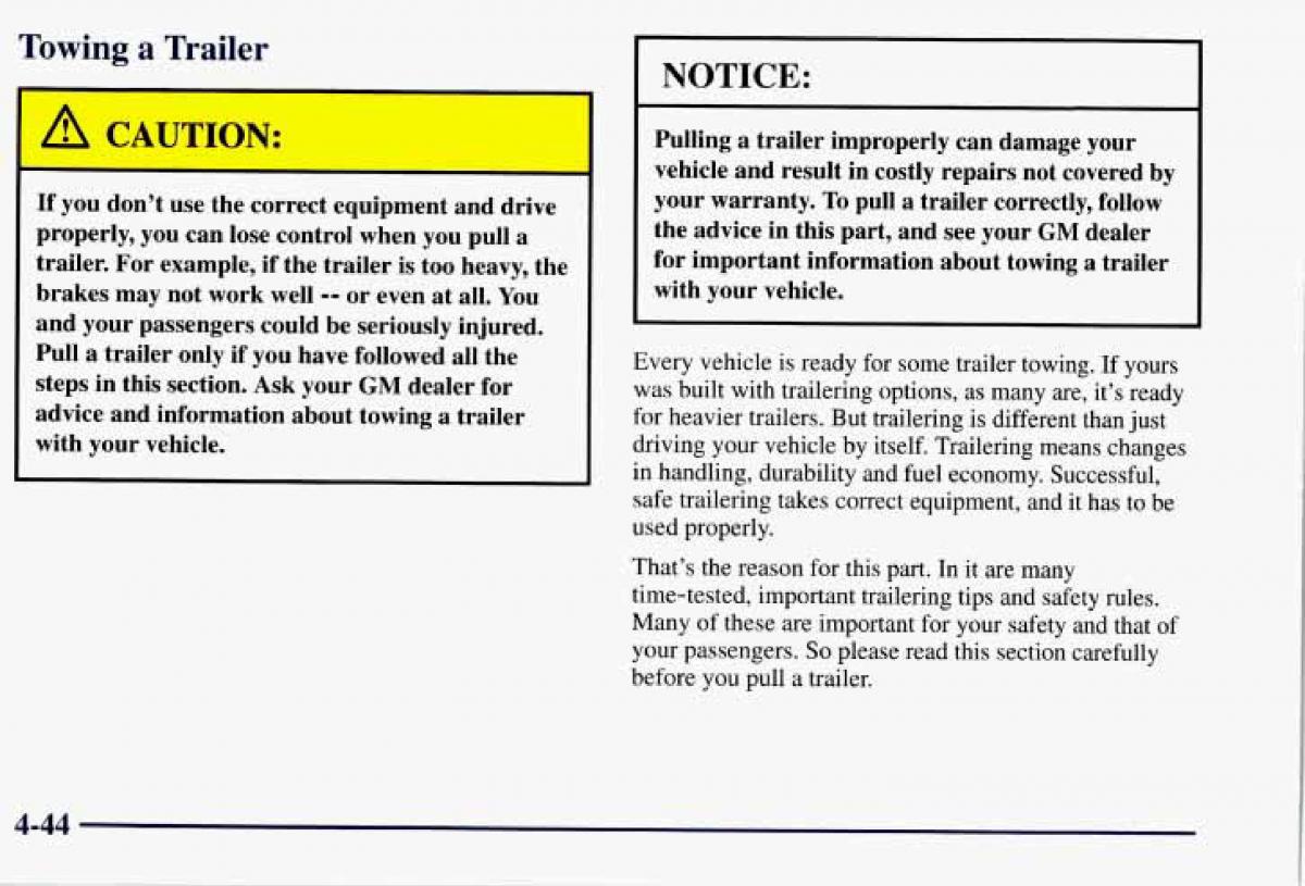 Chevrolet GMC Suburban VIII 8 owners manual / page 223