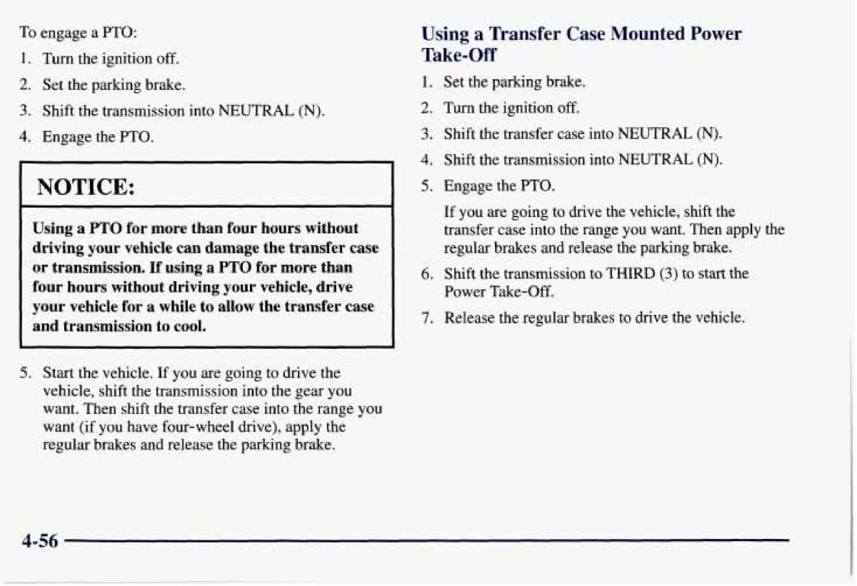 Chevrolet GMC Suburban VIII 8 owners manual / page 235