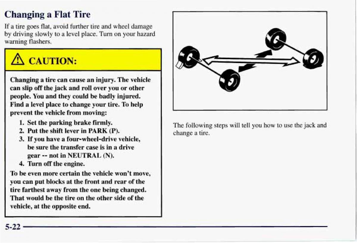 Chevrolet GMC Suburban VIII 8 owners manual / page 259