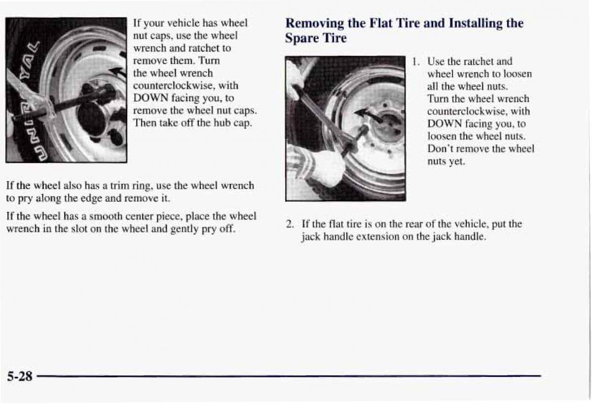 Chevrolet GMC Suburban VIII 8 owners manual / page 265