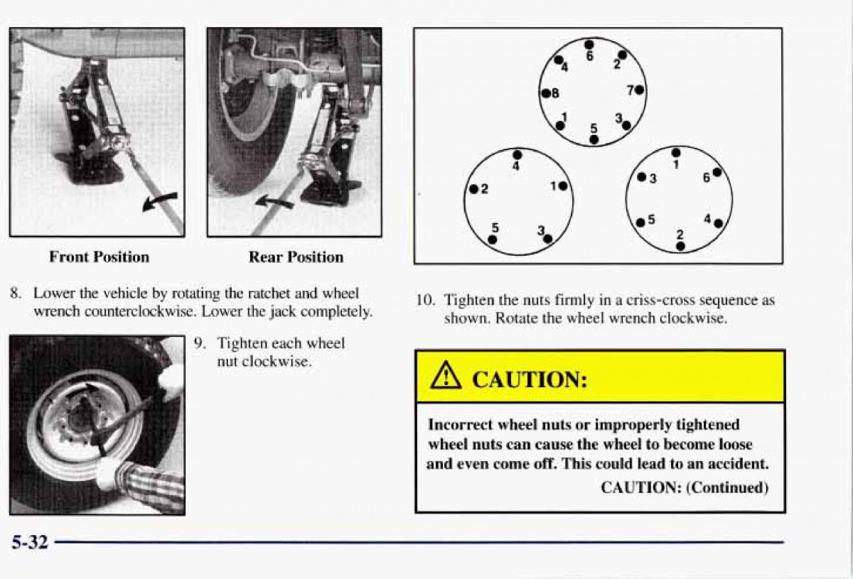 Chevrolet GMC Suburban VIII 8 owners manual / page 269