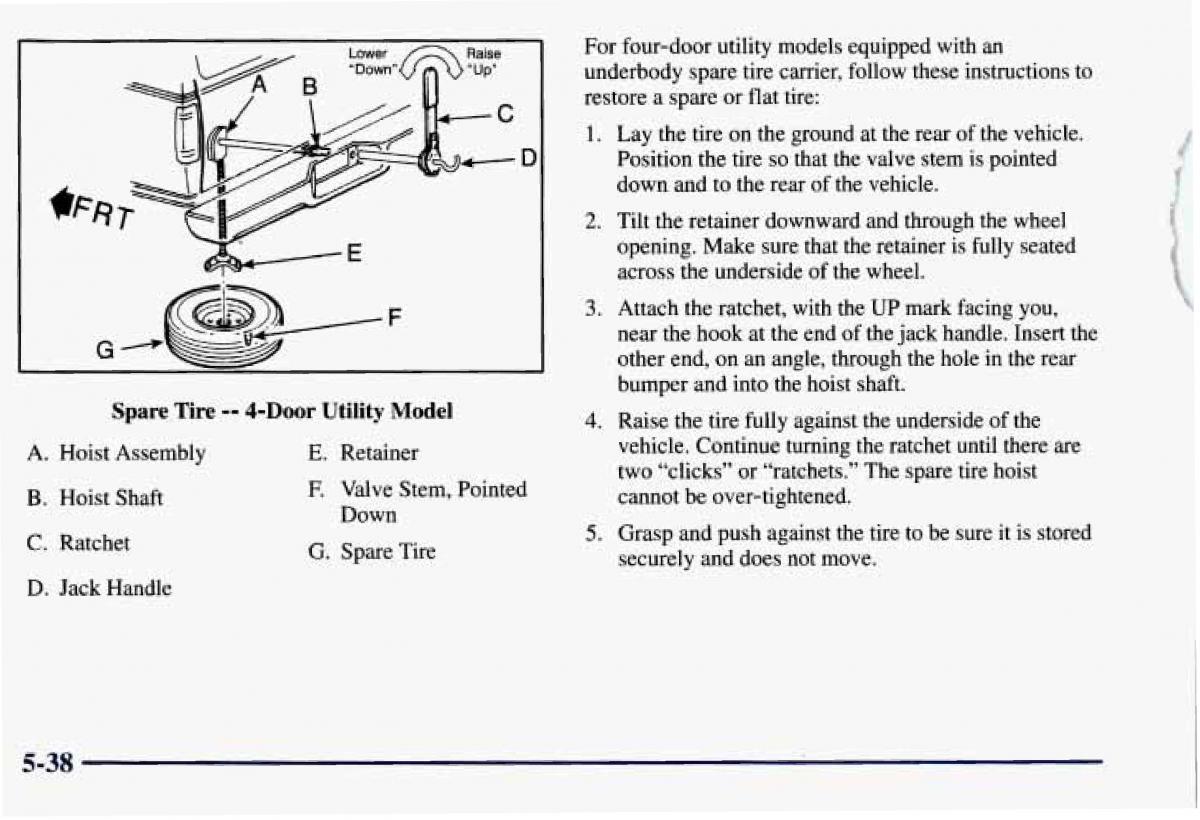 Chevrolet GMC Suburban VIII 8 owners manual / page 275