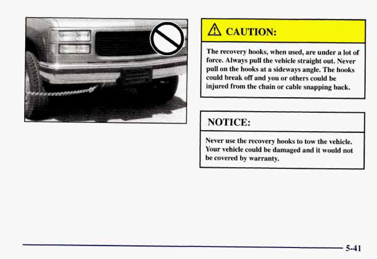 Chevrolet GMC Suburban VIII 8 owners manual / page 278