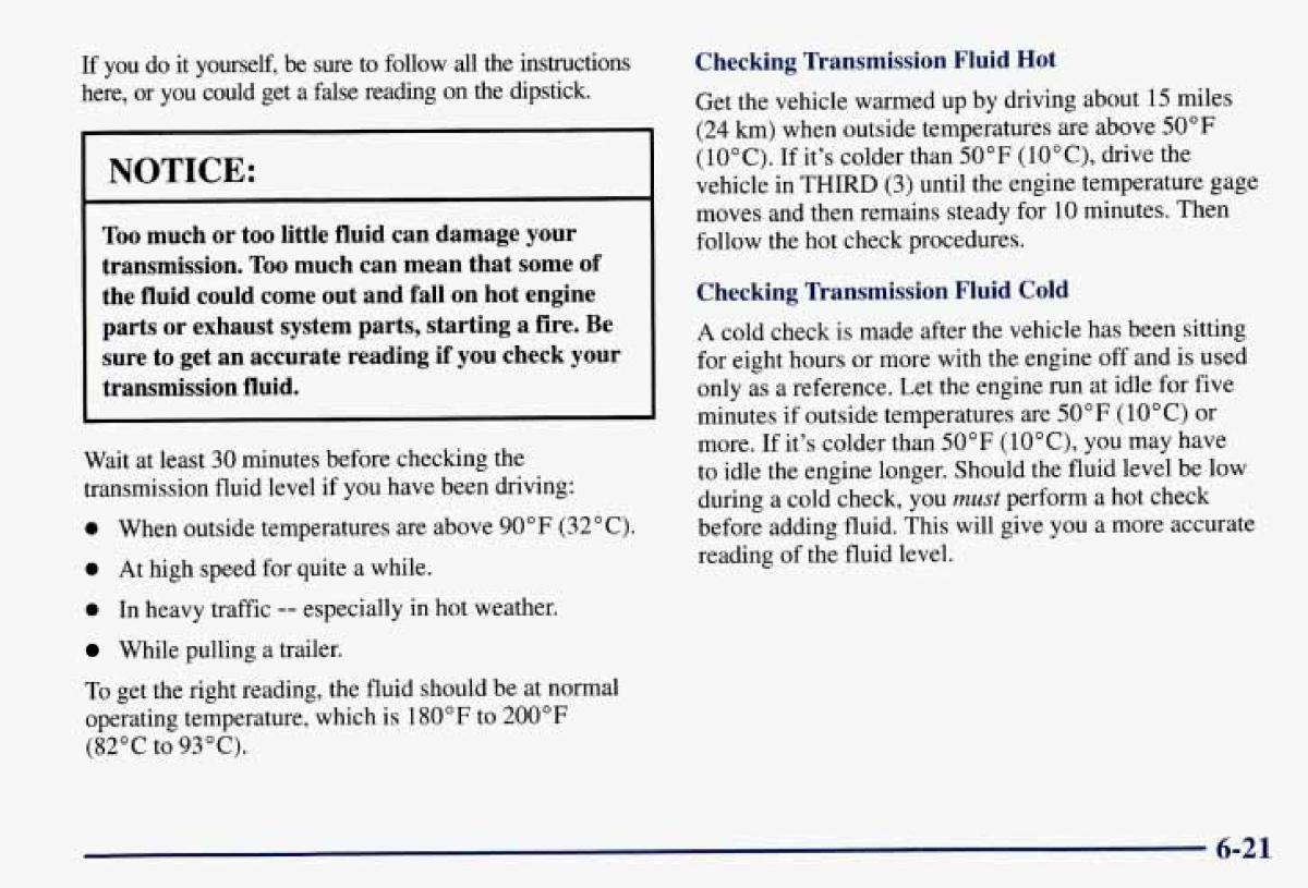 Chevrolet GMC Suburban VIII 8 owners manual / page 300