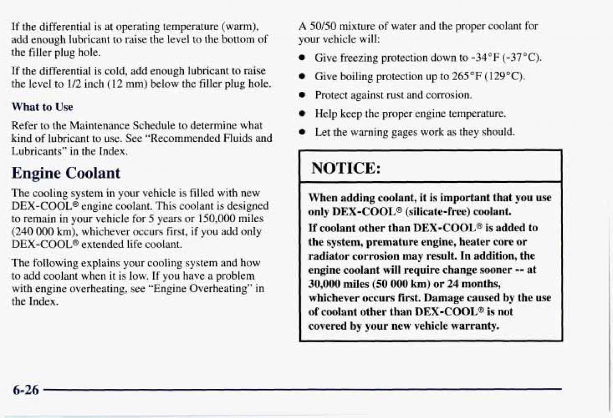 Chevrolet GMC Suburban VIII 8 owners manual / page 305